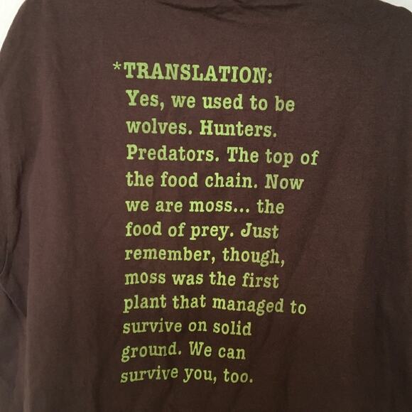 GROOT guardians of the galaxy TEE SHIRT Medium BROWN SS - Picture 2 of 5